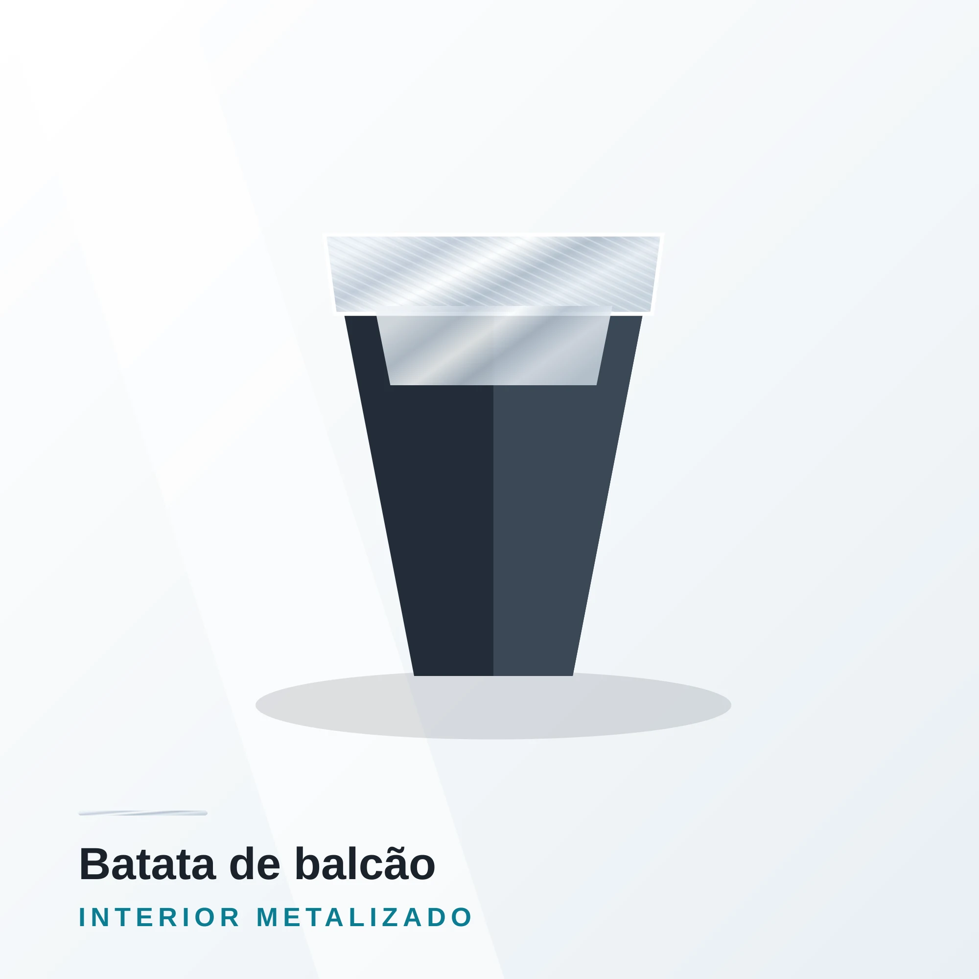 Embalagem Metalizada para Batata Frita — Balcão para delivery — embalagem food service Forpack