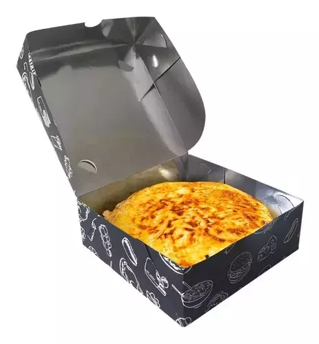 Cx Metalizada Batata Rosti (suíça) sem berço 50un para delivery — embalagem food service Forpack