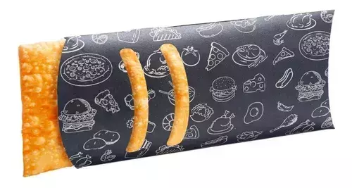 Embalagem Metalizada para Pastel 30 cm para delivery — embalagem food service Forpack